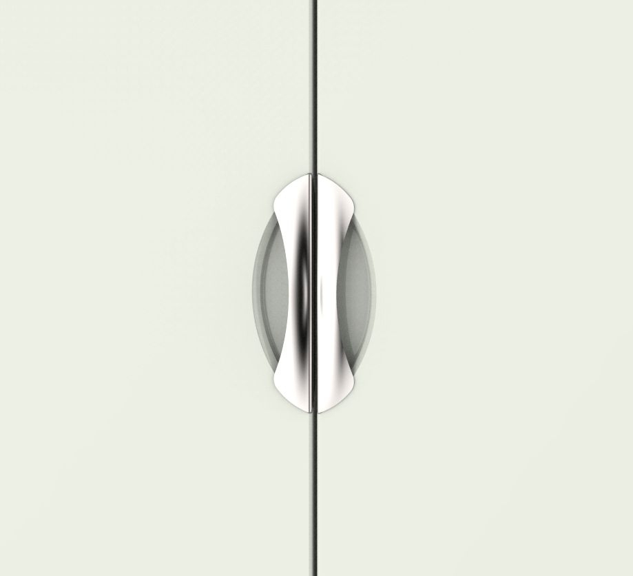 Product photograph of Camden Cashmere And Oak Effect 2 Door Plain Tall Wardrobe from Choice Furniture Superstore.