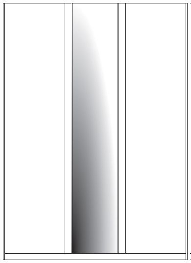 Product photograph of Bern 3 Door Mirror Wardrobe In White - W 150cm from Choice Furniture Superstore.