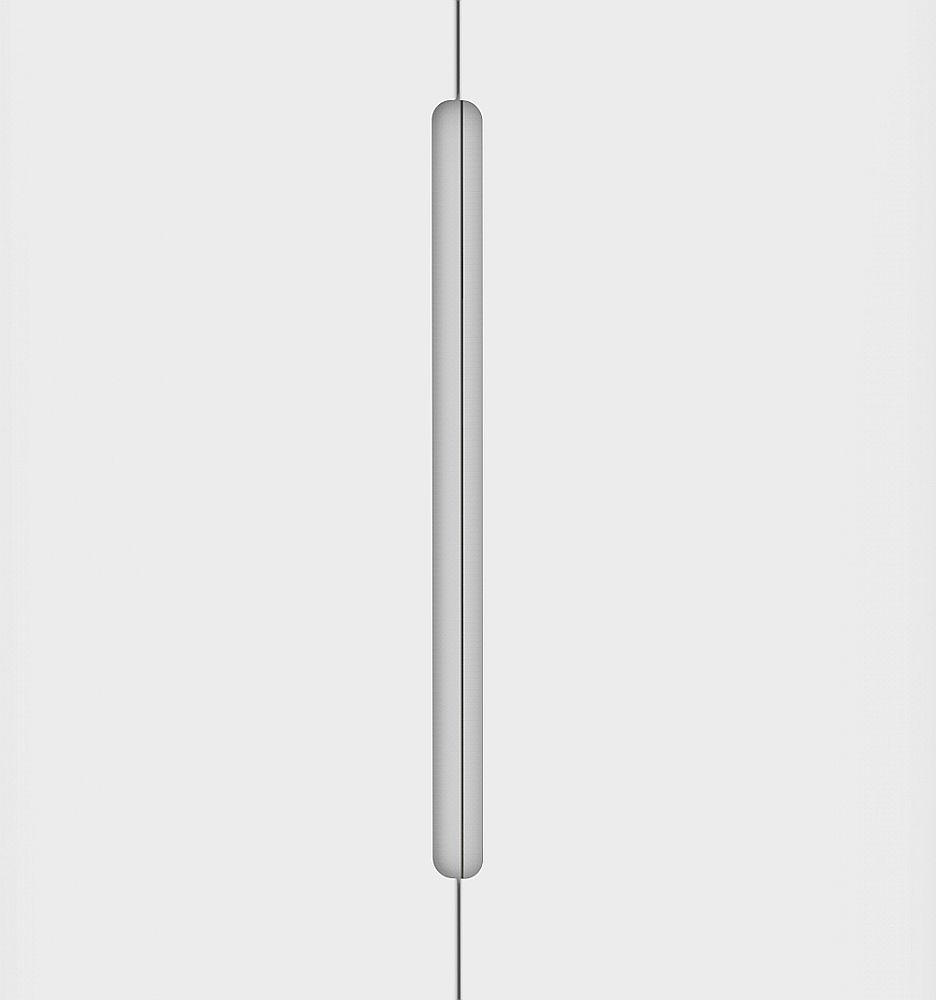 Product photograph of Monaco White And Oak Effect Midi Wardrobe from Choice Furniture Superstore.