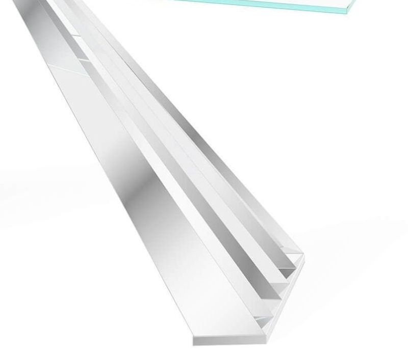 Product photograph of Eldon Dining Table - Glass And Chrome from Choice Furniture Superstore.