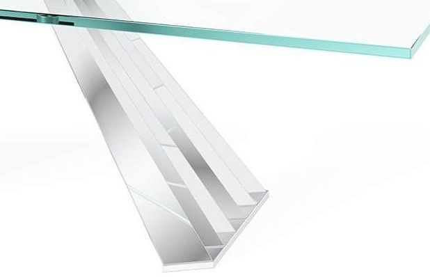 Product photograph of Eldon Coffee Table - Glass And Chrome from Choice Furniture Superstore.