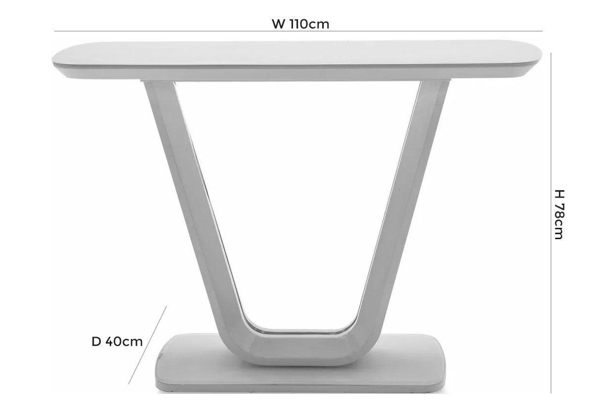 Product photograph of Vida Living Lazzaro Console Table from Choice Furniture Superstore.