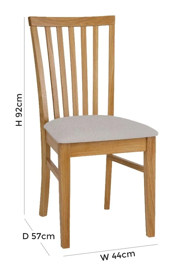 Product photograph of Tch Windsor Oak Olivia Leather Seat Dining Chair Sold In Pairs from Choice Furniture Superstore.