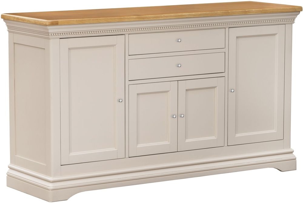 Product photograph of Vida Living Winchester Silver Birch Painted Sideboard from Choice Furniture Superstore.