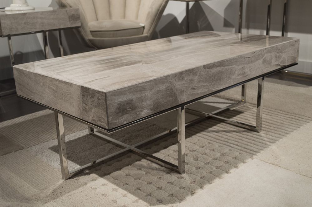 Stone International Gipsy Occasional Tables - Marble and Metal