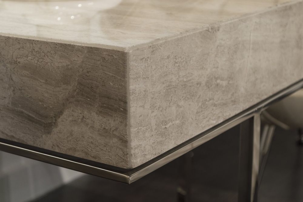 Product photograph of Gipsy Marble Occasional Tables With Metal Base - Variation Available from Choice Furniture Superstore.