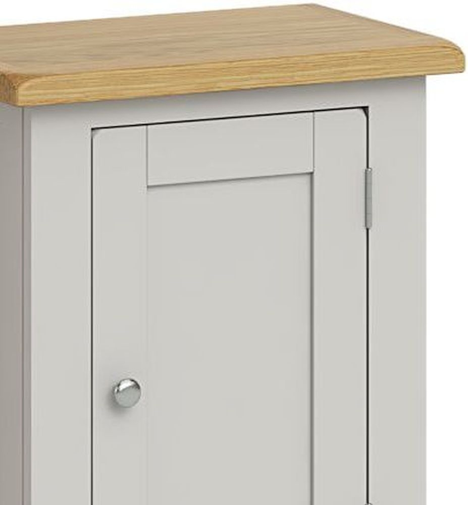 Product photograph of Guilford Grey 1 Door Single Cabinet from Choice Furniture Superstore.