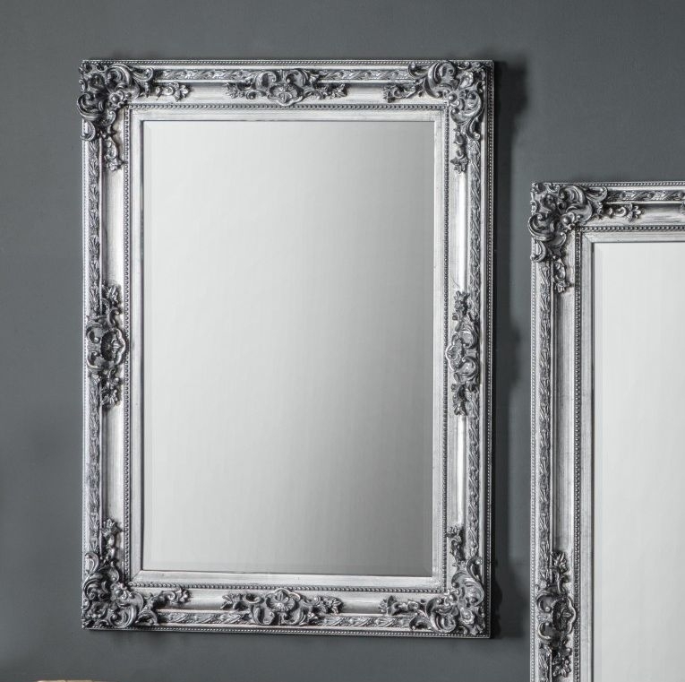 Product photograph of Altori Silver Rectangular Mirror - 83cm X 114 5cm from Choice Furniture Superstore.