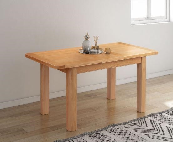 Product photograph of Clarion 4 Seater Extending Dining Table from Choice Furniture Superstore.
