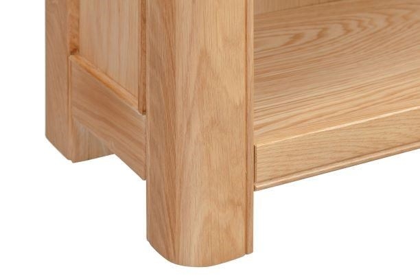 Product photograph of Clarion Oak Tall Bookcase from Choice Furniture Superstore.