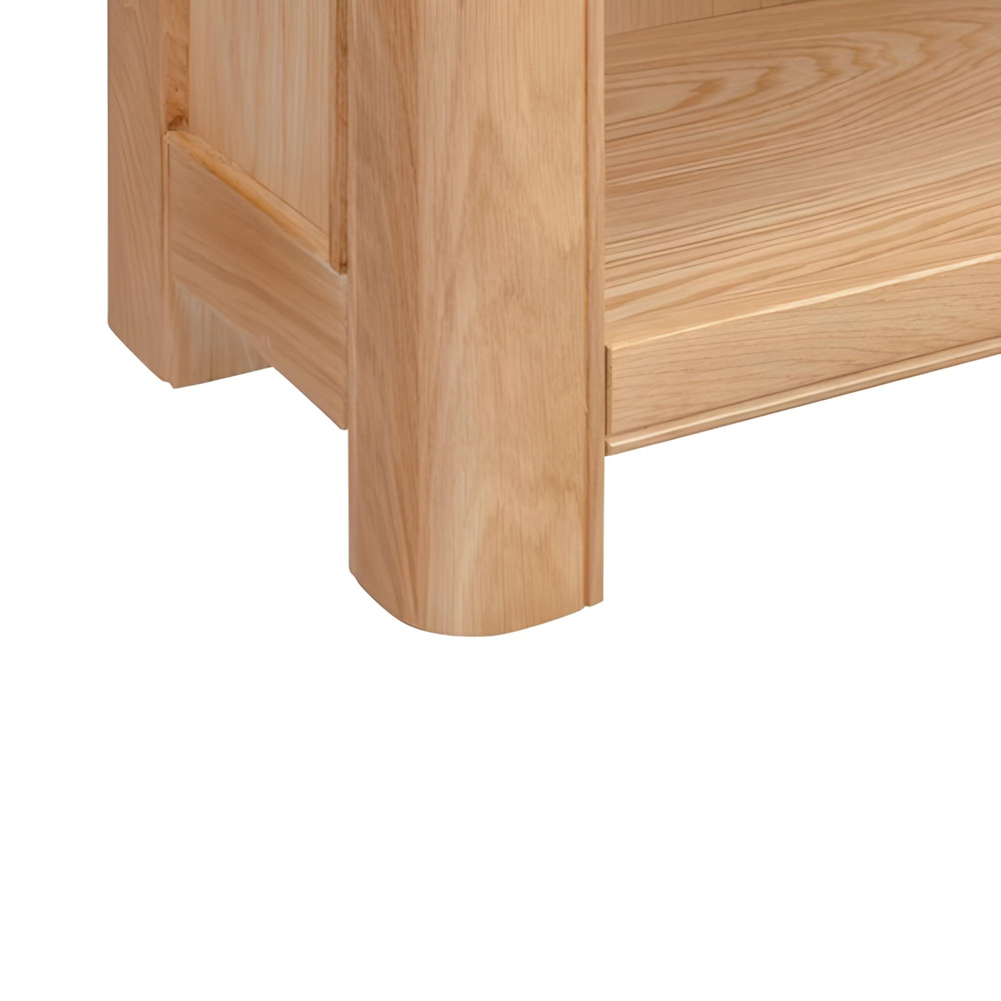 Buy Clarion Oak Tall Bookcase The Furnshop