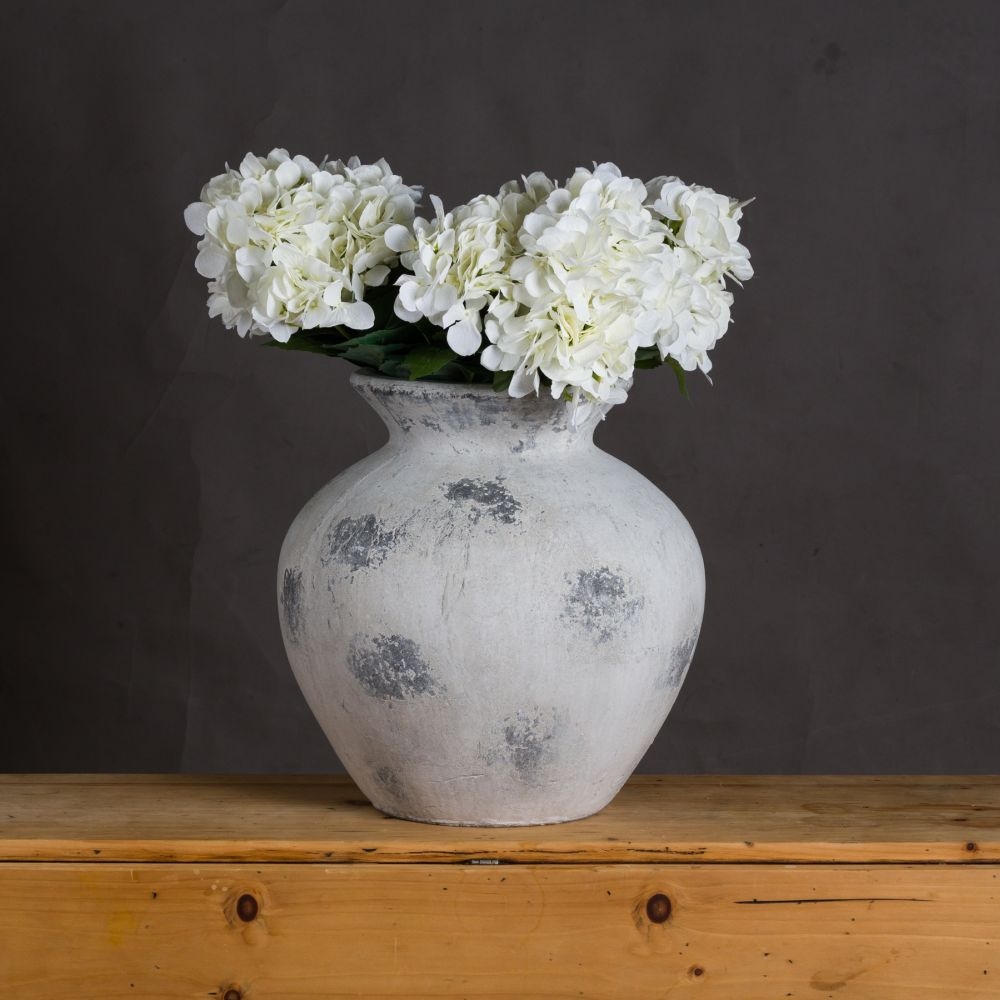 Product photograph of Hill Interiors Downton Large Antique White Vase from Choice Furniture Superstore.