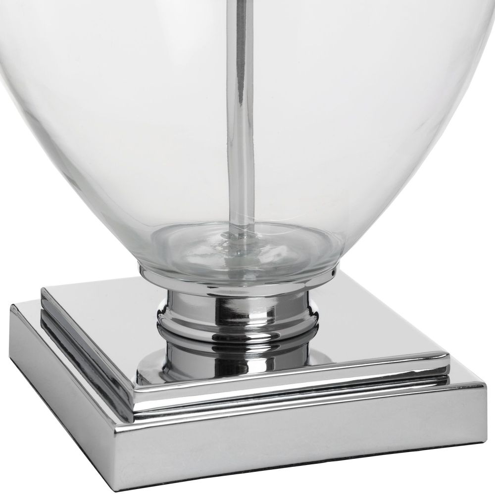 Product photograph of Perugia Glass Table Lamp from Choice Furniture Superstore.