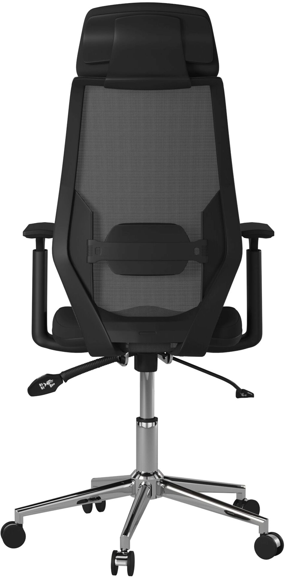 Product photograph of Alphason Clifton Black Mesh Fabric Office Chair from Choice Furniture Superstore.