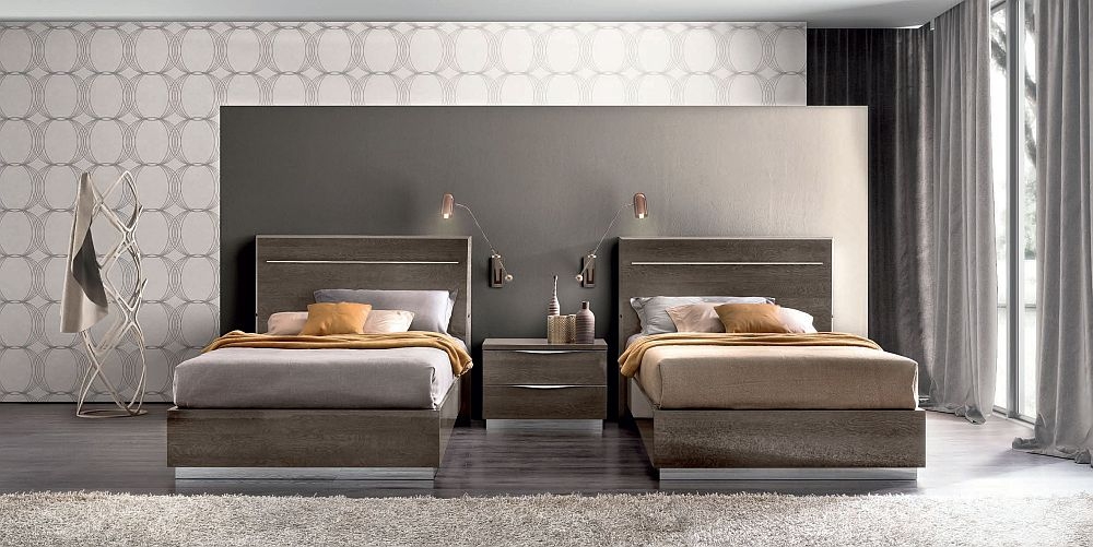 Product photograph of Camel Platinum Night Italian Legno 4ft 6in Bed With Luna Storage from Choice Furniture Superstore.