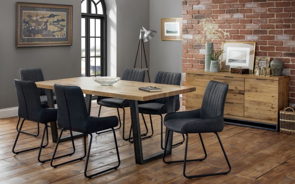 Product photograph of Soho Antique Black Dining Chair Sold In Pairs from Choice Furniture Superstore.