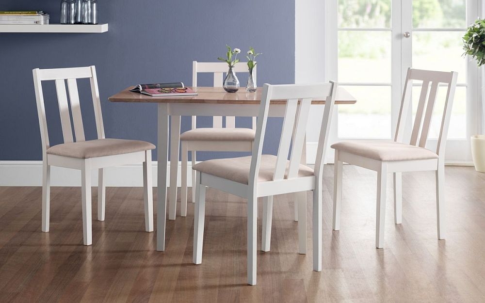Product photograph of Rufford 2 Tone 4-6 Seater Extending Dining Table from Choice Furniture Superstore.