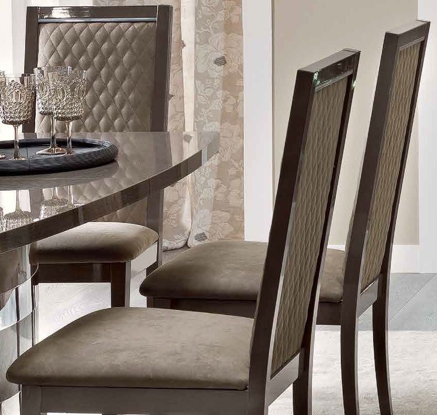 Product photograph of Camel Platinum Day Rombi Nabuk Upholstered Italian Dining Chair With Padded Back from Choice Furniture Superstore.