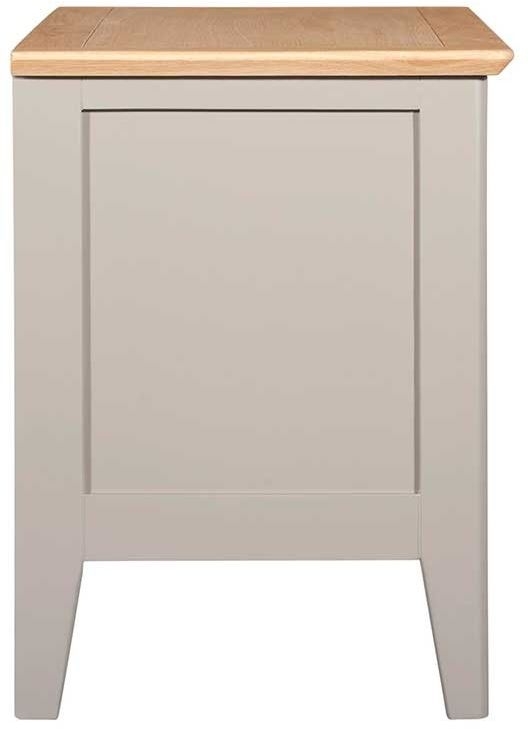 Product photograph of Lowell Grey And Oak Small Tv Unit 90cm W With Storage For Television Upto 32in Plasma from Choice Furniture Superstore.