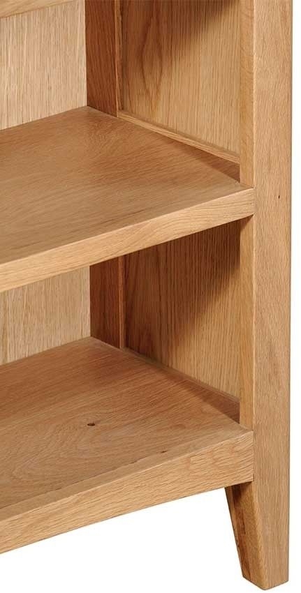 Product photograph of Lowell Natural Oak Small Bookcase 90cm H from Choice Furniture Superstore.