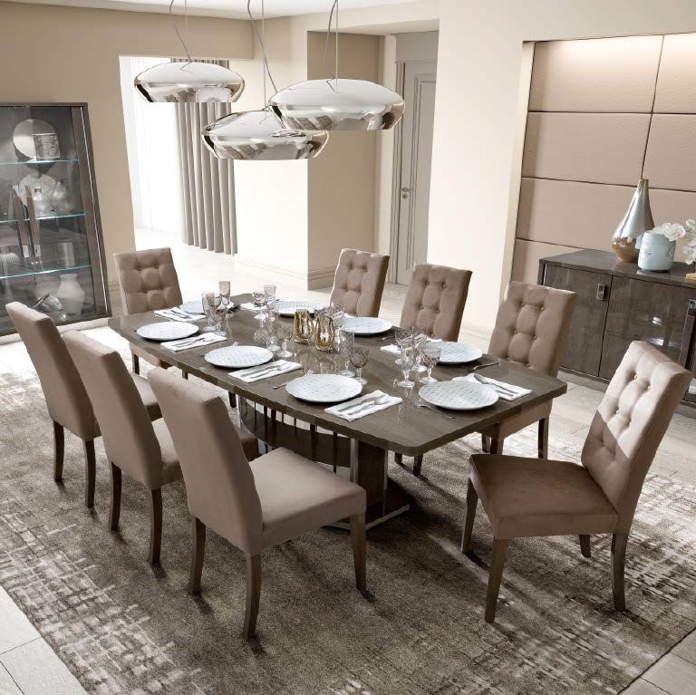 Product photograph of Camel Platinum Day Dama Silver Birch Eco Nabuk Vermont Italian Dining Chair from Choice Furniture Superstore.