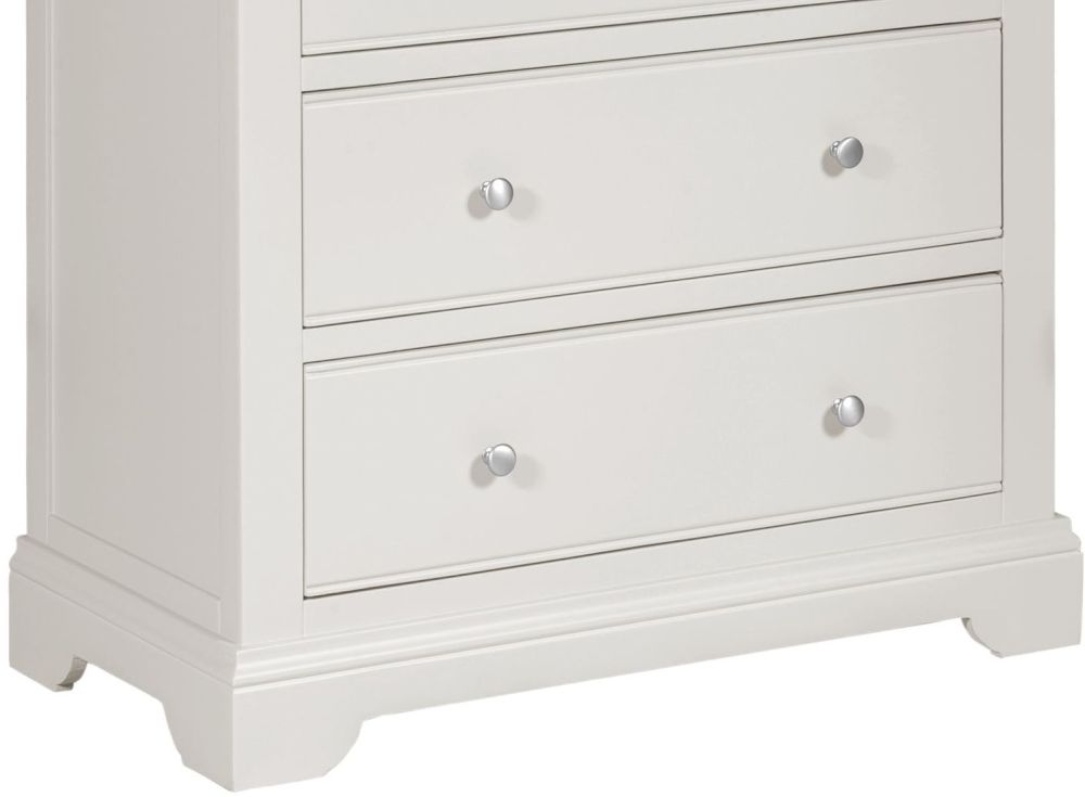 Product photograph of Berkeley Grey Painted 3 Drawer Chest from Choice Furniture Superstore.
