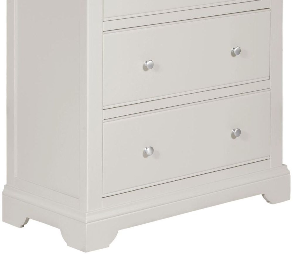 Product photograph of Berkeley Grey Painted 2 3 Drawer Chest from Choice Furniture Superstore.