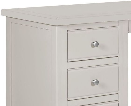 Product photograph of Berkeley Grey Painted Dressing Table from Choice Furniture Superstore.