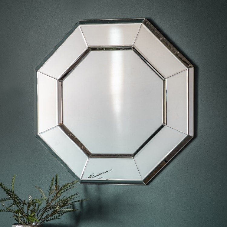 Product photograph of Vienna Octagon Mirror - 80cm X 80cm from Choice Furniture Superstore.