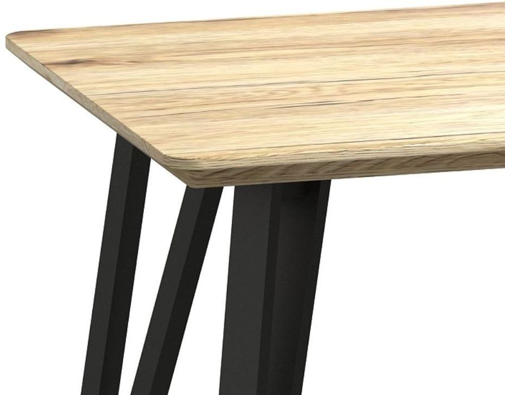 Product photograph of Delta Light Wood And Metal Lamp Table from Choice Furniture Superstore.