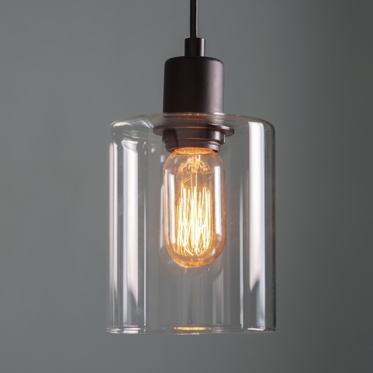 Product photograph of Lilly Black Single Pendant Light from Choice Furniture Superstore.