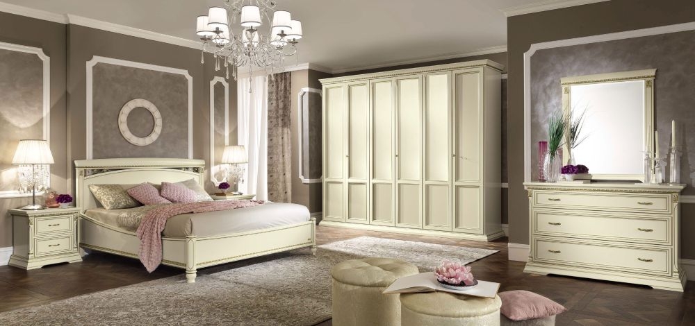 Product photograph of Camel Treviso Night White Ash Italian 6 Door Wardrobe from Choice Furniture Superstore.
