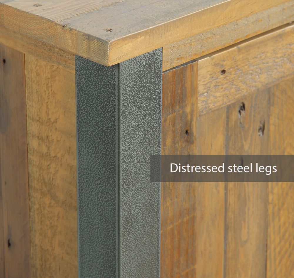 Product photograph of Urban Elegance Reclaimed Wood Storage Cabinet from Choice Furniture Superstore.