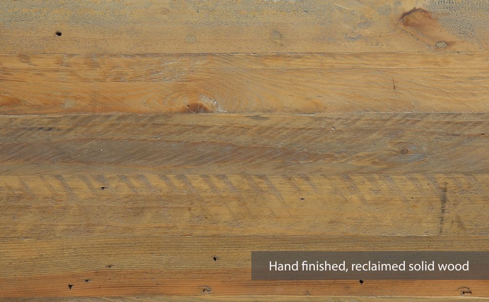Product photograph of Urban Elegance Reclaimed Wood 4 Drawer Console Table from Choice Furniture Superstore.