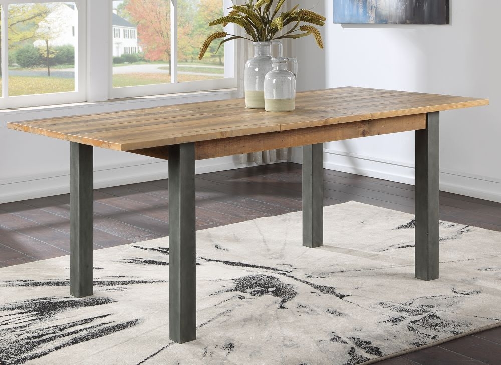 Urban Elegance Reclaimed Wood Extending 6-8 Seater Dining Table