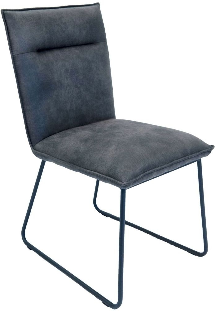 Product photograph of Set Of 2 Larson Grey Fabric Bar Stool With Back from Choice Furniture Superstore.