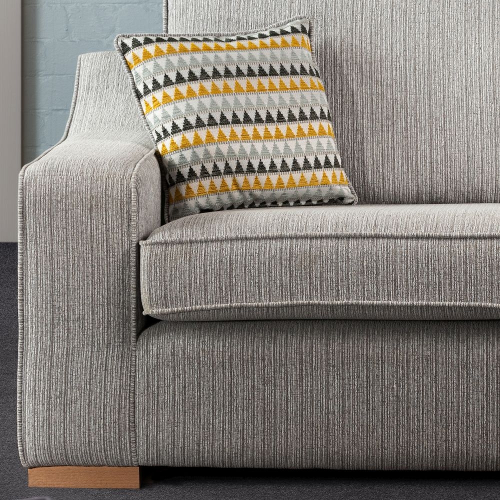 Product photograph of Sweet Dreams Blenheim 1 Seater Silver Fabric Sofa from Choice Furniture Superstore.