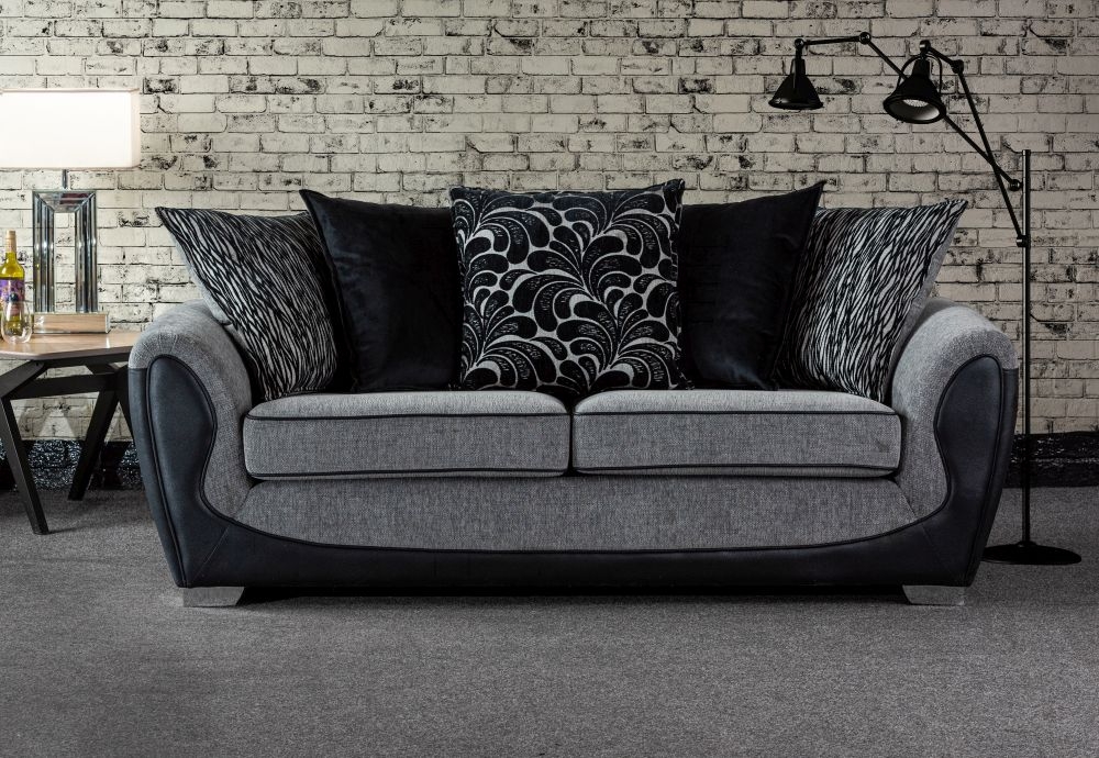 Product photograph of Sweet Dreams Knole Scatterback 3 Seater Fabric Sofa from Choice Furniture Superstore.