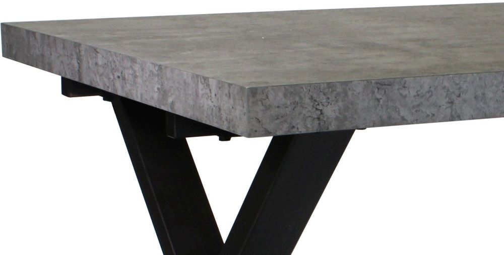 Fusion Stone Effect Dining Table - 4 Seater