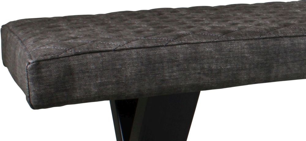 Product photograph of Fusion Upholstered 140cm Dining Bench from Choice Furniture Superstore.
