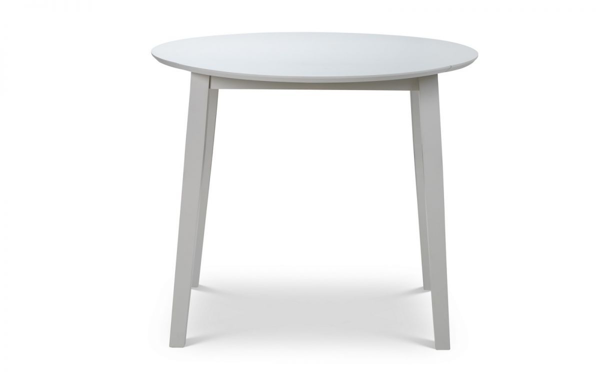 Product photograph of Coast Grey 2-4 Seater Round Drop Leaf Dining Table from Choice Furniture Superstore.