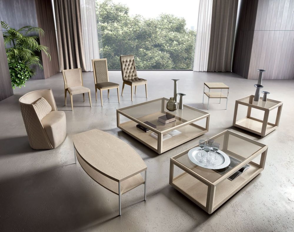 Product photograph of Camel Elite Day Sand Birch Italian Mini Coffee Table from Choice Furniture Superstore.