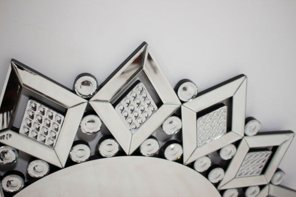Product photograph of Hove Star Wall Mirror from Choice Furniture Superstore.