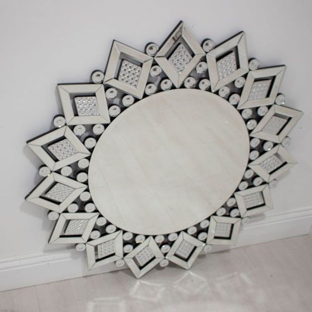 Product photograph of Hove Star Wall Mirror from Choice Furniture Superstore.