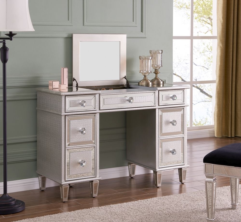 Product photograph of Sofia Mirrored Dressing Table from Choice Furniture Superstore.