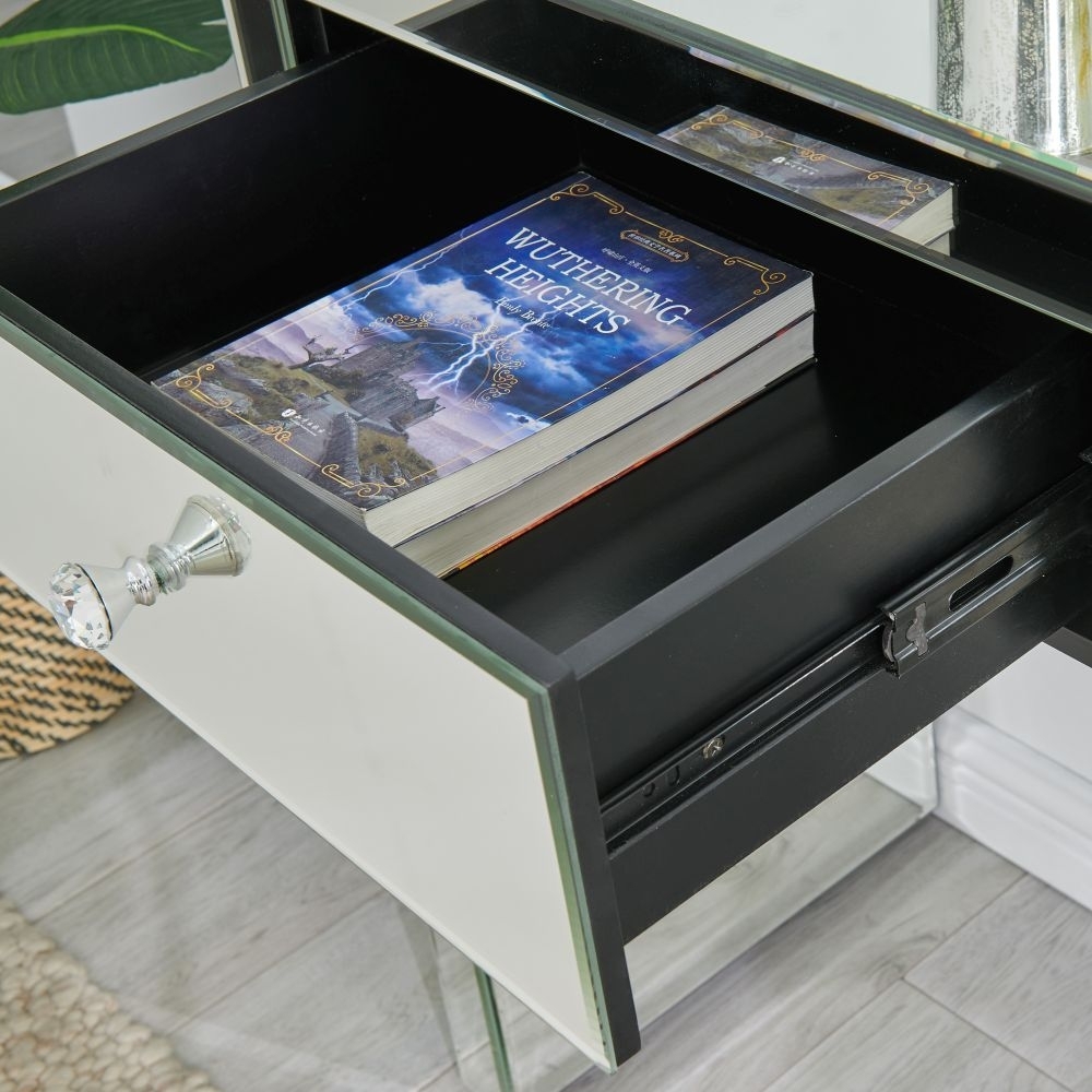 Product photograph of Hollywood Mirrored Console Table from Choice Furniture Superstore.