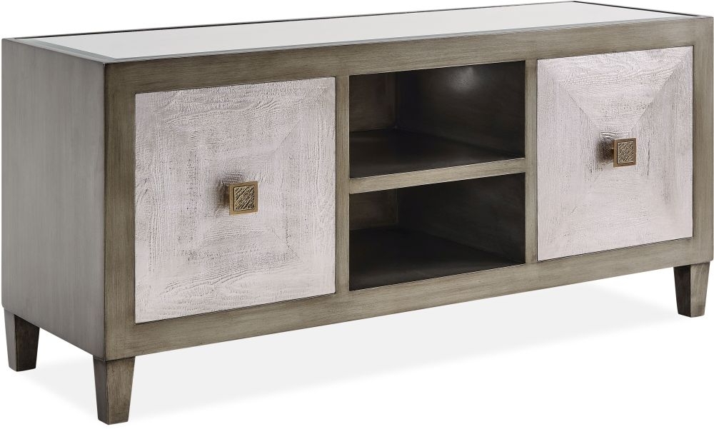 Product photograph of Belfast Champagne 120cm Tv Unit from Choice Furniture Superstore.