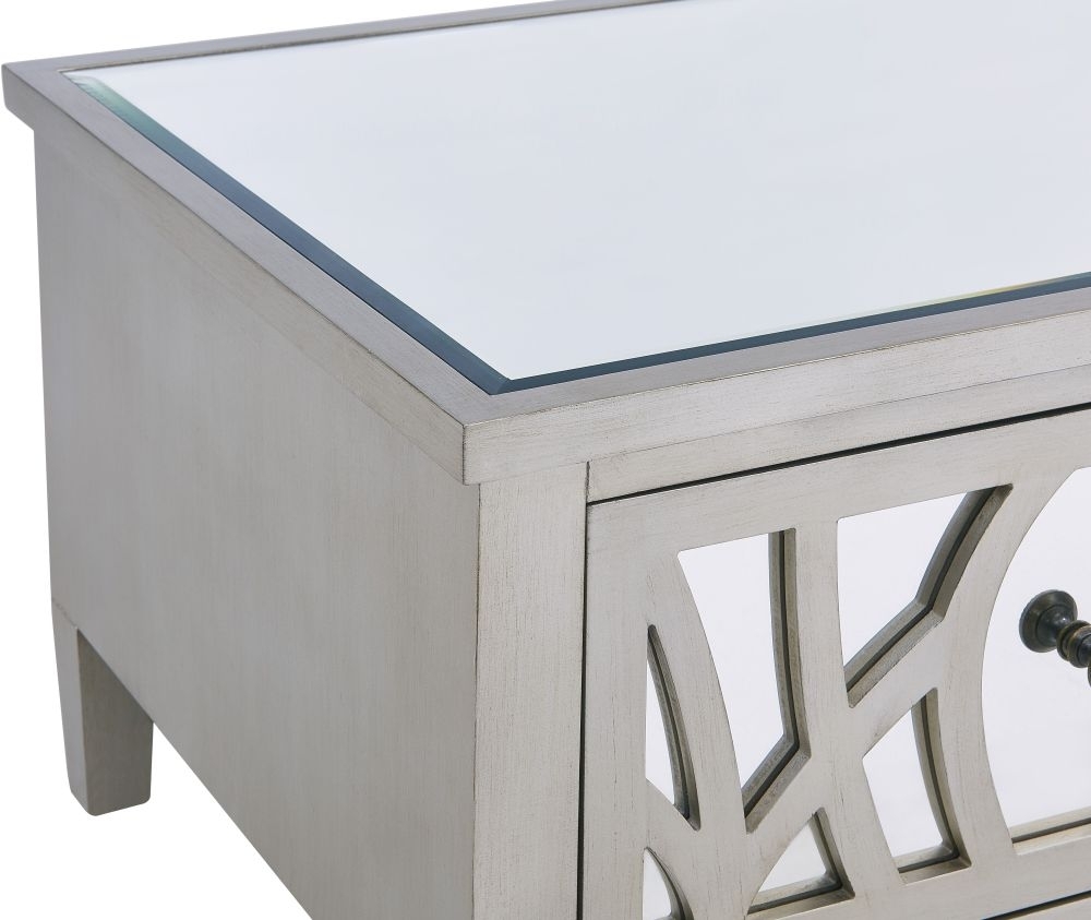 Product photograph of Gallo Mirrored Coffee Table from Choice Furniture Superstore.