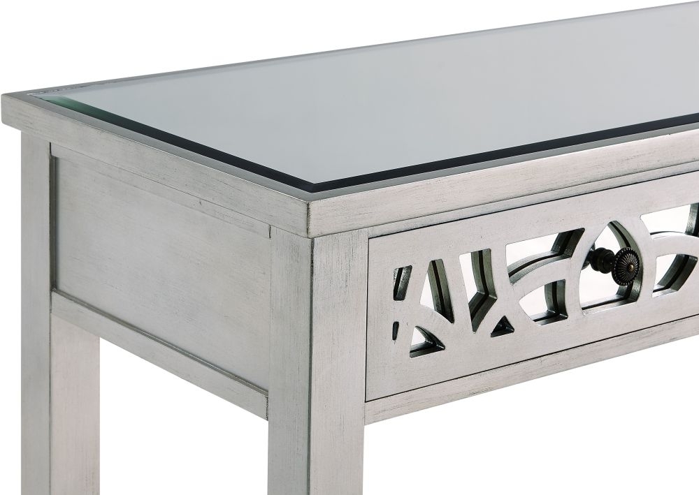 Product photograph of Gallo Mirrored Console Table from Choice Furniture Superstore.