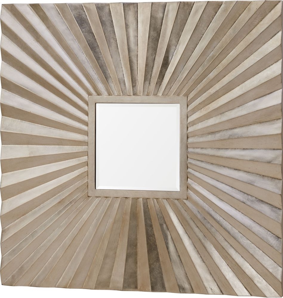 Product photograph of Berlino Champagne Gold Square Wall Mirror - 100cm X 100cm from Choice Furniture Superstore.